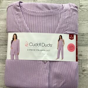 Cuddl Duds Lavender Pajama Set Size:XL
